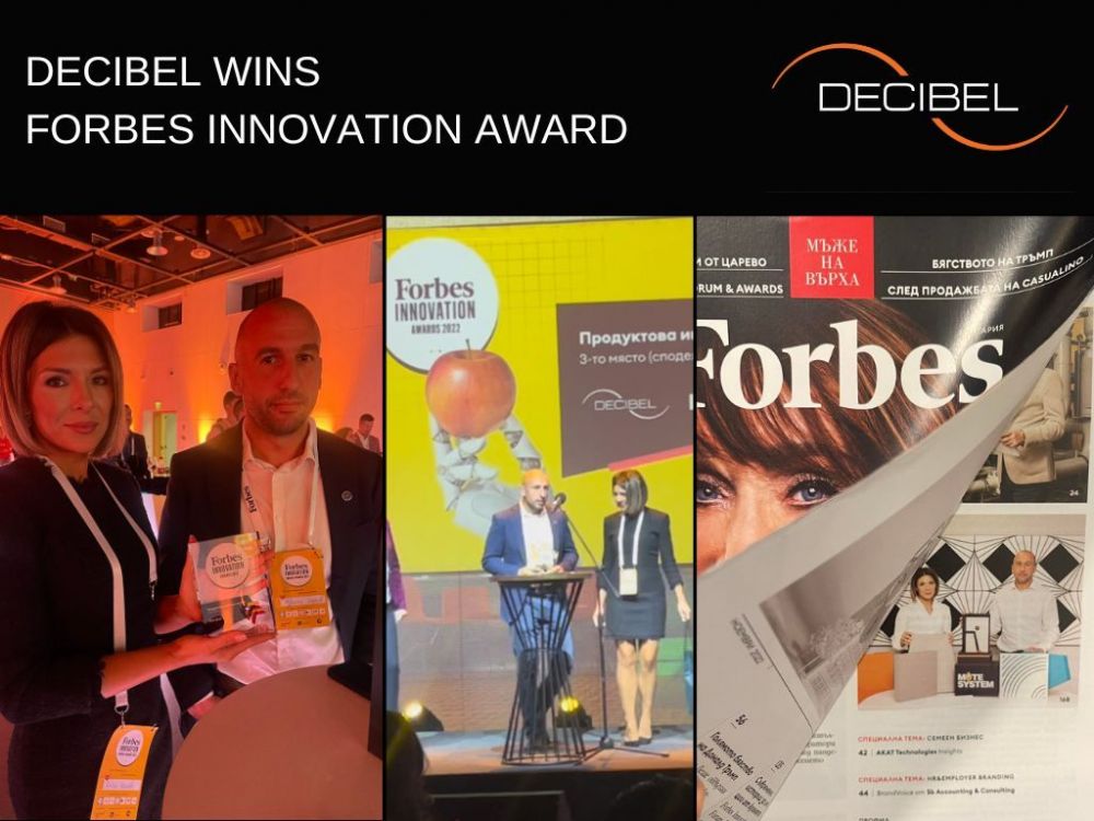 DECIBEL Wins Product Innovation Award at Forbes Forum 2022